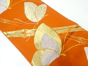 アンティーク 蝶模様織出し袋帯(材料)